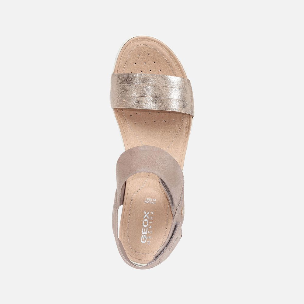 Sandales Geox Vega - Beige - Femme 514673-LUF